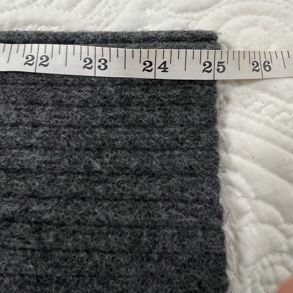 H&M Charcoal Gray Ribbed Knit Sweater Dress | SIZE XL EUC - Picture 9 of 12